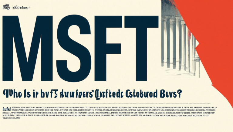 Editorial illustration: Who Is Buying MSFT? Three Traders Disclosed Buys